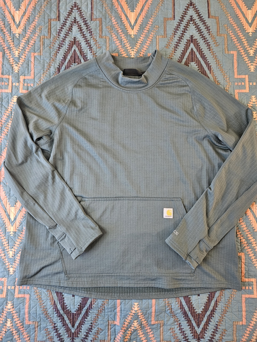 Carhartt Force Relaxed Fit Long Sleeve in Slate Green